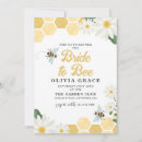 Search for bride to bee bridal shower invitations Bumblebee