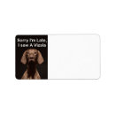 Search for dog breeds return address labels Silhouette
