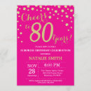 Search for hot invitations Hot pink and gold