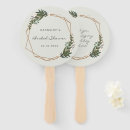 Search for bridal shower hand fans Greenery