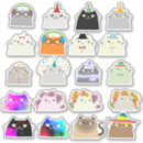 Search for kitten face stickers Cute