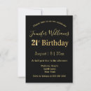 Search for happy 21st birthday invitations Stylish