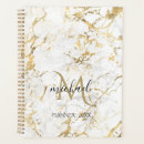 Search for white marble office supplies Black and gold