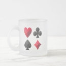 Search for playing card suits mugs Black