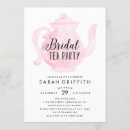 Search for tea bridal shower invitations Modern