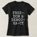 Search for democracy tshirts Typography