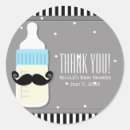 Search for moustache baby shower stickers Boy
