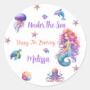 Search for under the sea stickers Girl birthday party