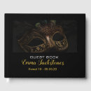 Search for masquerade guest books Elegant