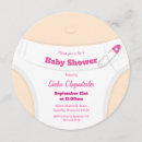 Search for diaper pin invitations Pink