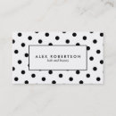 Search for polka dot business cards Pattern
