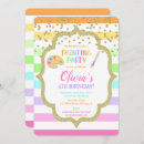 Search for artistic birthday invitations Girl