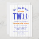 Search for baseball 2nd birthday invitations Boy