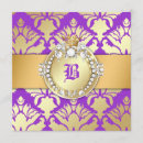 Search for royal queen invitations Purple