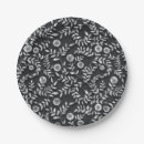 Search for black and white floral pattern plates Elegant