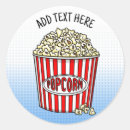 Search for popcorn favor stickers Birthday