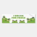 Search for frog bumper stickers Saying