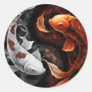 Search for orange fish stickers Koi