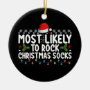 Search for sock christmas tree decorations Santa