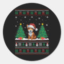 Search for fox terrier stickers Sequin christmas tree green