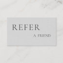 Search for spa referral cards Salon stylist spa