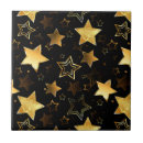 Search for gold star tiles Black