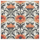 Search for art nouveau fabric Orange