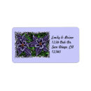 Search for traveling return address labels Flowers
