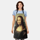 Search for leonardo aprons Mona lisa