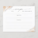 Search for bridal shower recipe cards Pampas grass