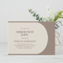Search for brown engagement party invitations Modern