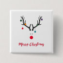 Search for merry christmas badges Red and white