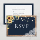 Search for sunflower wedding rsvp cards Watercolor