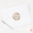 Search for floral wreath monogram wedding stickers Watercolor flowers