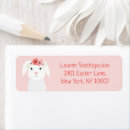 Search for happy easter bunny return address labels Animal