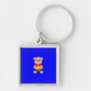 Search for cute teddy bears key rings Blue
