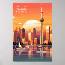 Search for toronto travel posters Illustration