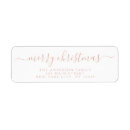 Search for white roses return address labels Elegant
