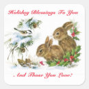 Search for vintage bunny stickers Winter