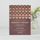 Search for southwestern wedding invitations Aztec