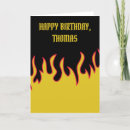 Search for flaming cards For him