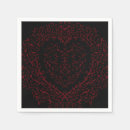 Search for halloween wedding napkins Heart