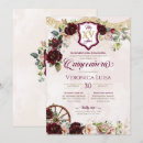 Search for elegant quinceanera invitations Gold
