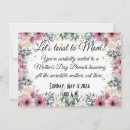 Search for mothers day luncheon invitations Botanical
