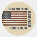 Search for thank you for your service stickers Veteran
