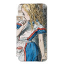 Search for leather book iphone cases Alice in wonderland