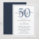 Search for formal 50th birthday invitations Modern