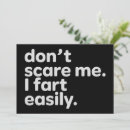Search for scared invitations Funny