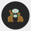 Search for happy chocolate day stickers Rabbit