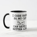 Search for cat computer mugs Programming